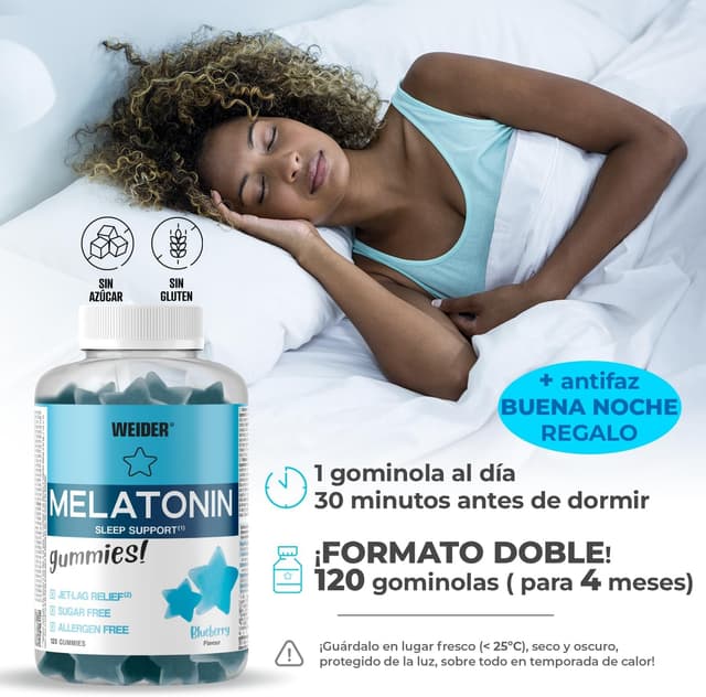 Thumbnail 3 de Weider Pack Melatonin 120 Gummies 1 mg