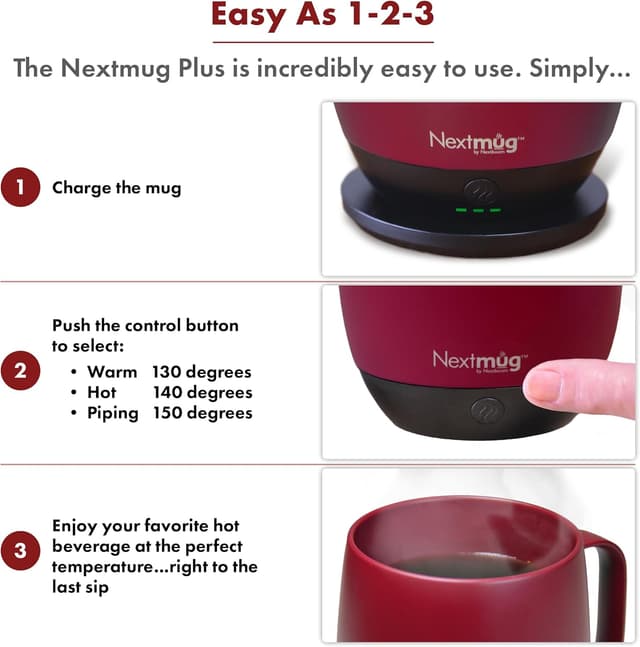 Detalle 2 de Nextmug Plus 18 oz Temperature-Controlled Mug