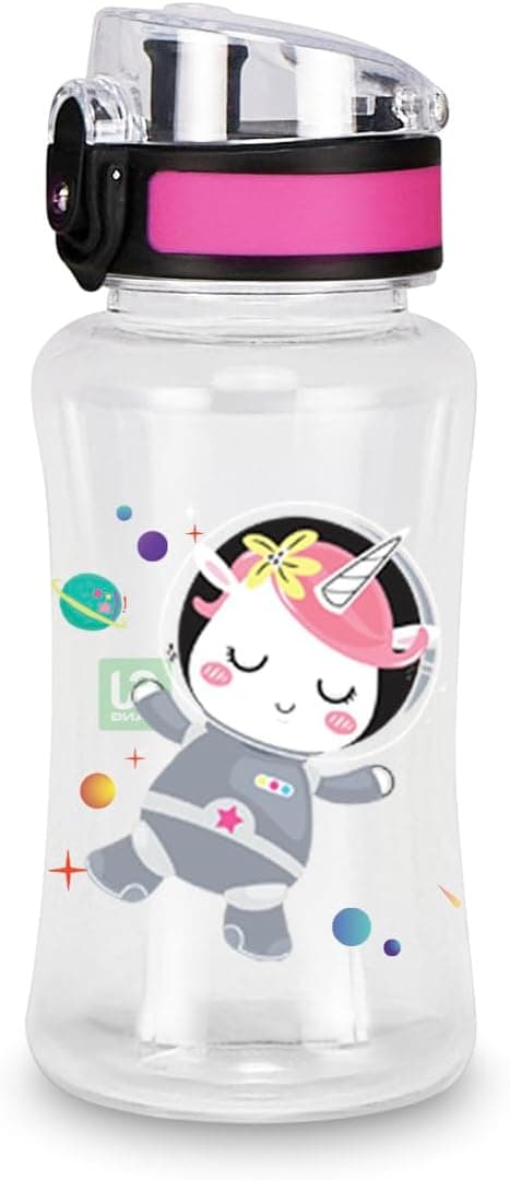 Detalle 2 de SJ Gang Style Jam Gang Brotdose-Set für Kinder (mit Trennwand, Trinkflasche, Rosa/Einhorn)