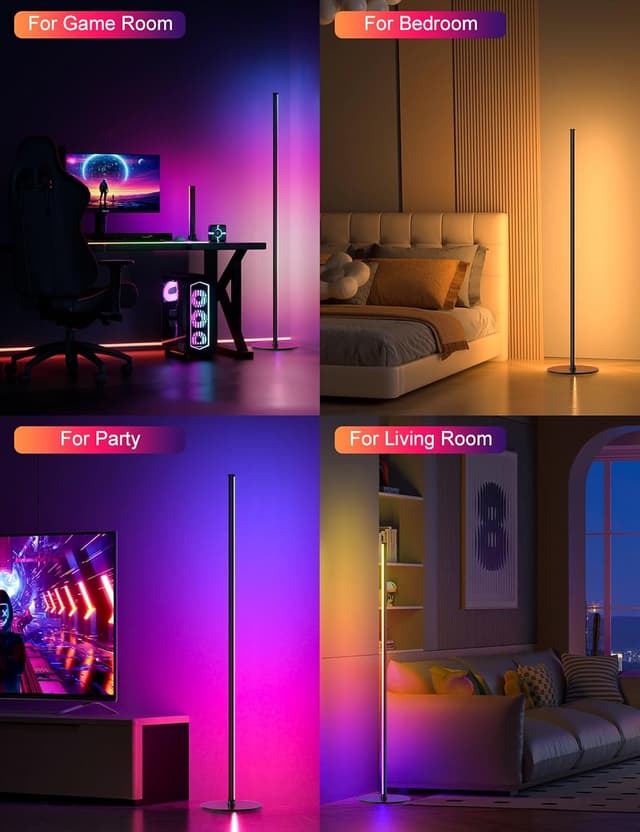 Thumbnail 6 de Meewata LED Stehlampe Wohnzimmer 180 cm RGB