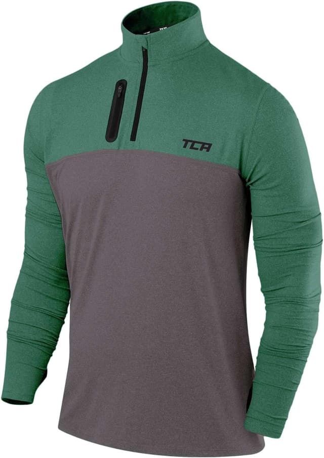 Thumbnail 6 de TCA Fusion long sleeve 1/4 zip running top for men