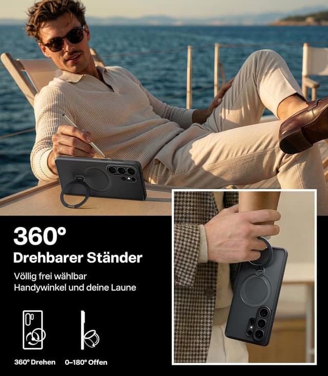 Detalle 2 de TORRAS Ostand Q3 Spin Hülle S26 Ultra