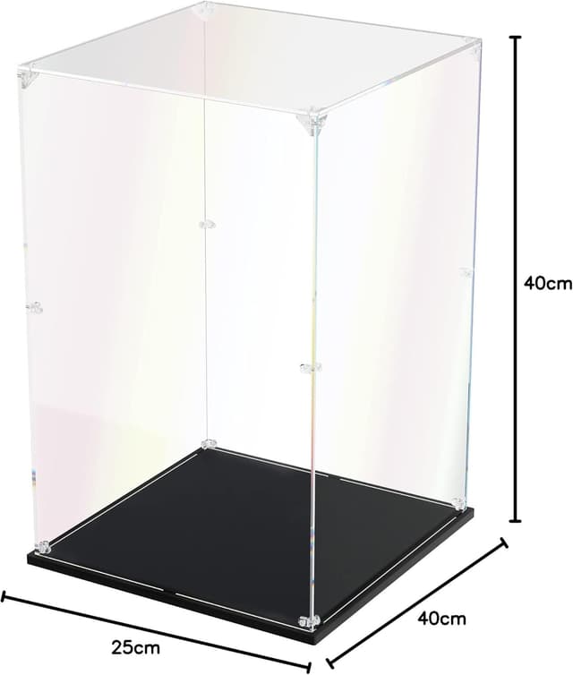 Thumbnail 6 de dofopo DOFOPO Acryl Vitrine Schaukasten für Actionfiguren – staubdichtes transparentes Display, 25 x 25 x 40 cm