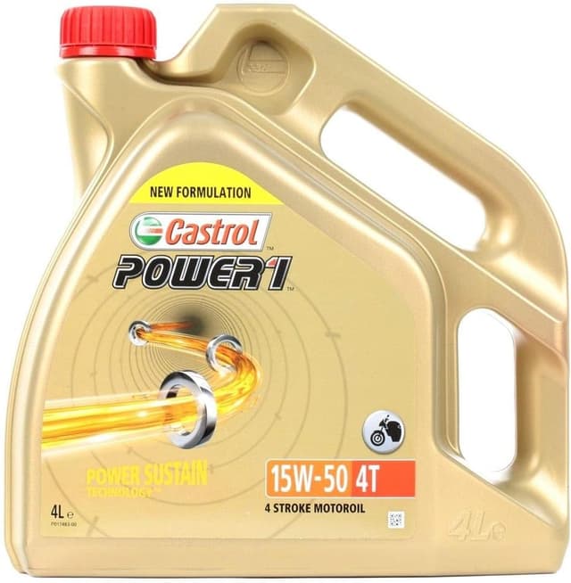 Detalle de Castrol POWER1 4T 15W-50 Aceite de Moto 4L