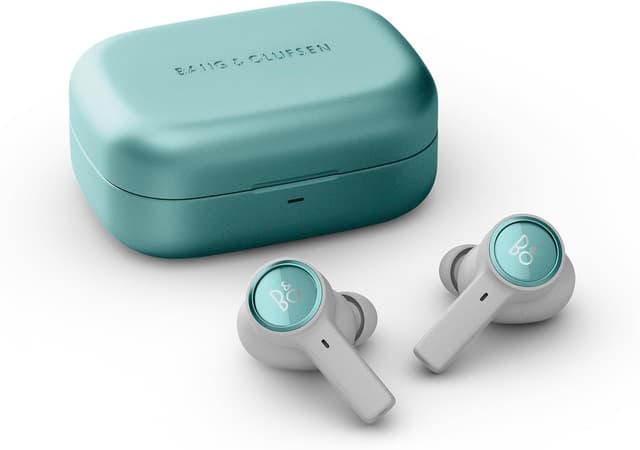 Detalle de Bang & Olufsen Beoplay Eleven kabellose Bluetooth In-Ear-Kopfhörer mit Noise-Cancelling (Eucalyptus Grün)