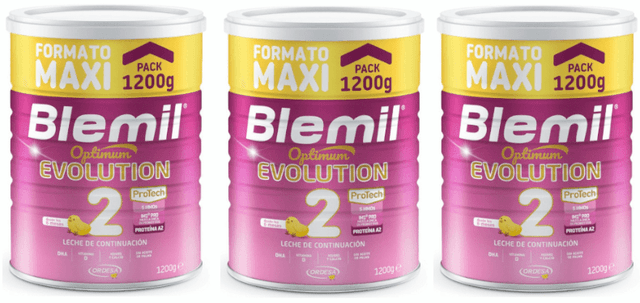 Detalle de Blemil Optimum Evolution 2 leche 3x1200 gr