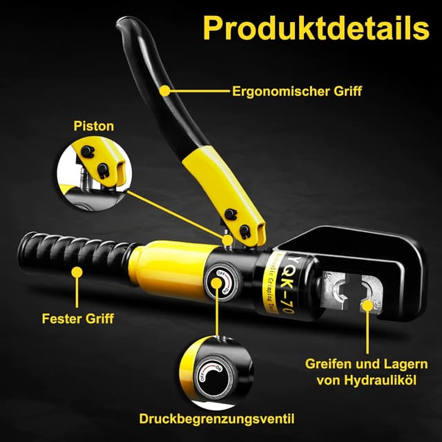 Thumbnail 4 de Brileine Hydraulische Crimpzange 4-70 mm²
