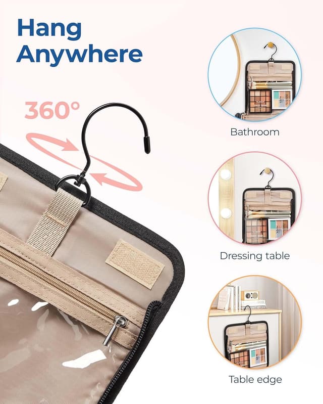 Thumbnail 5 de BAGSMART Makeup Bag with Hanging Hook