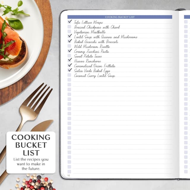 Thumbnail 4 de Legend Recipe Book Mystic Blue A5