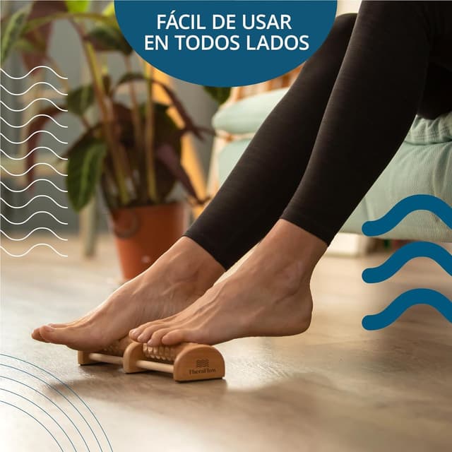 Thumbnail 6 de TheraFlow Masajeador Dual de Pies Madera
