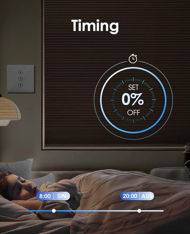 Thumbnail 2 de Allevoi Wlan Rolladenschalter 80 x 80 mm