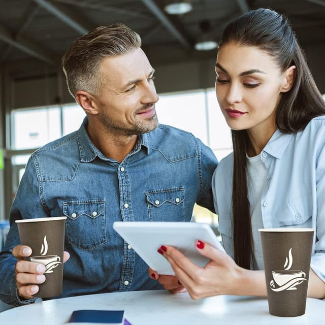 Thumbnail 5 de LITOPAK 16 oz Paper Cups 210 Pack