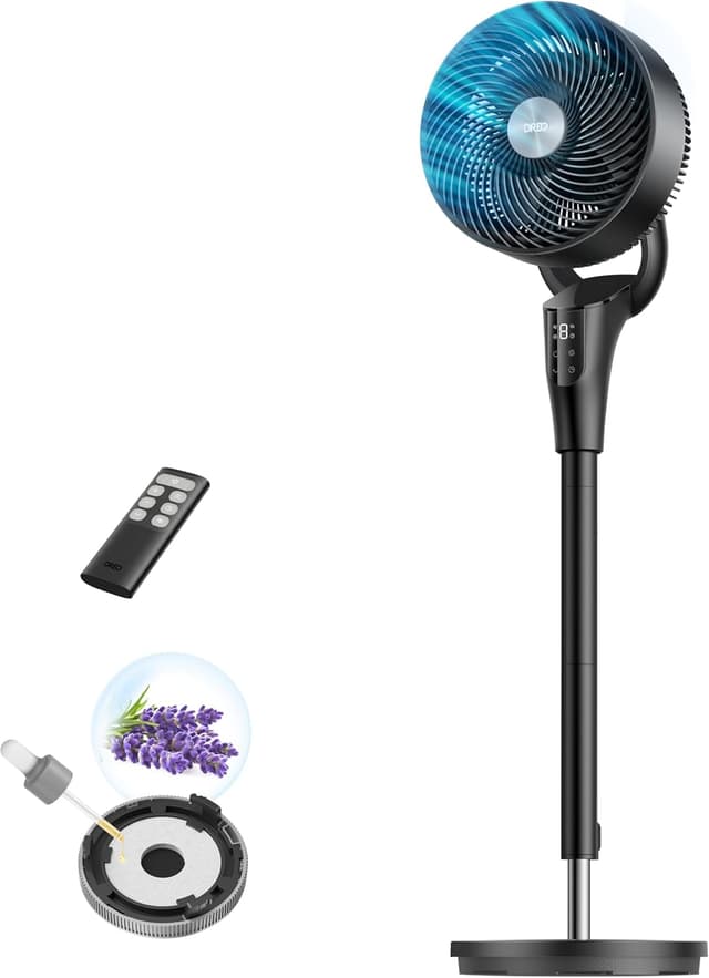 Imagen de Dreo Fan for Bedroom 34–41" Adjustable Pedestal Fan en OfertitasTOP