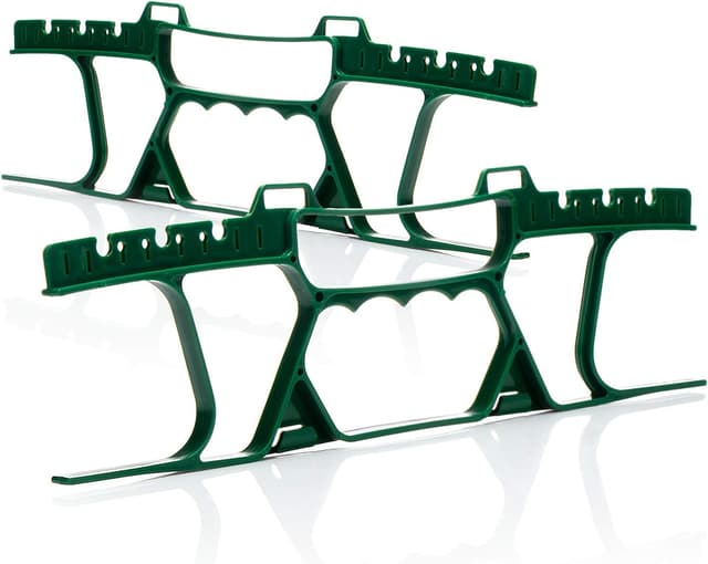 Detalle de COM-FOUR 2x avvolgicavo in plastica con gestore cavi (per lucine, corde e nastri)