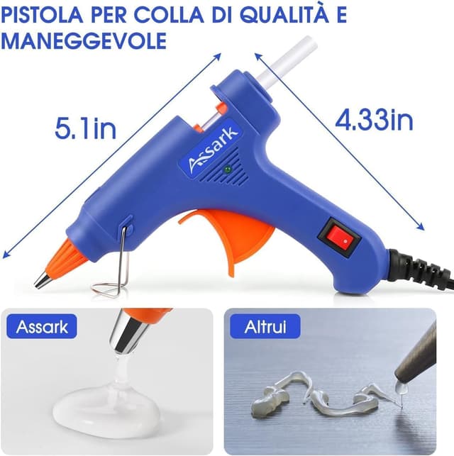 Thumbnail 5 de Pistola pistola de silicona caliente ignífuga 20 W