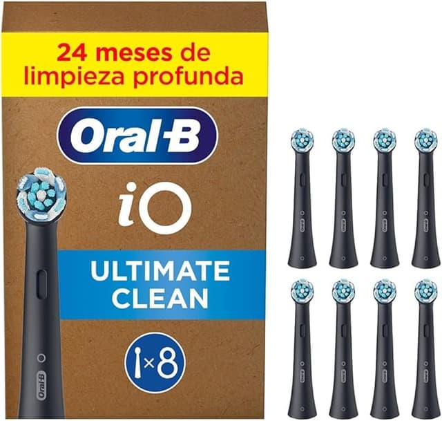 Imagen de Oral-B iO Ultimate Clean ⚙️ Pack de 8 Recambios Originales en OfertitasTOP