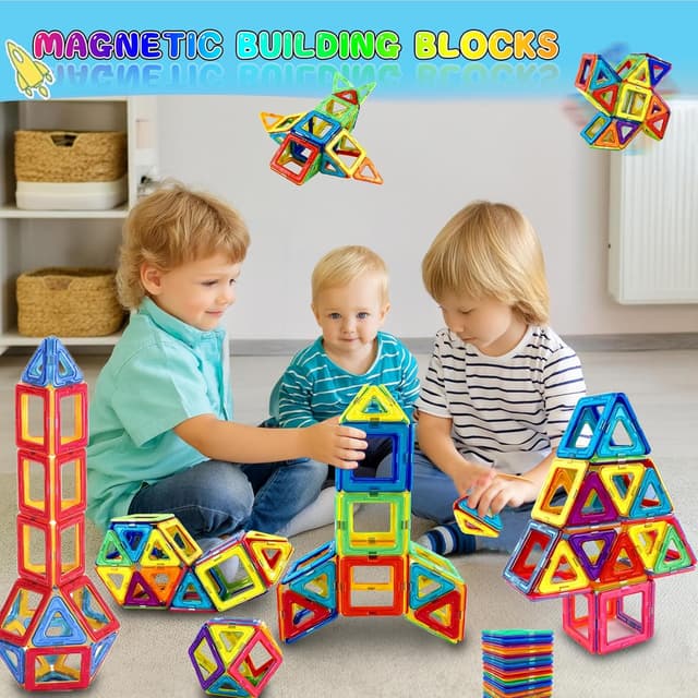 Detalle 2 de TrisbiFela Costruzioni magnetiche 38 pezzi 🧩