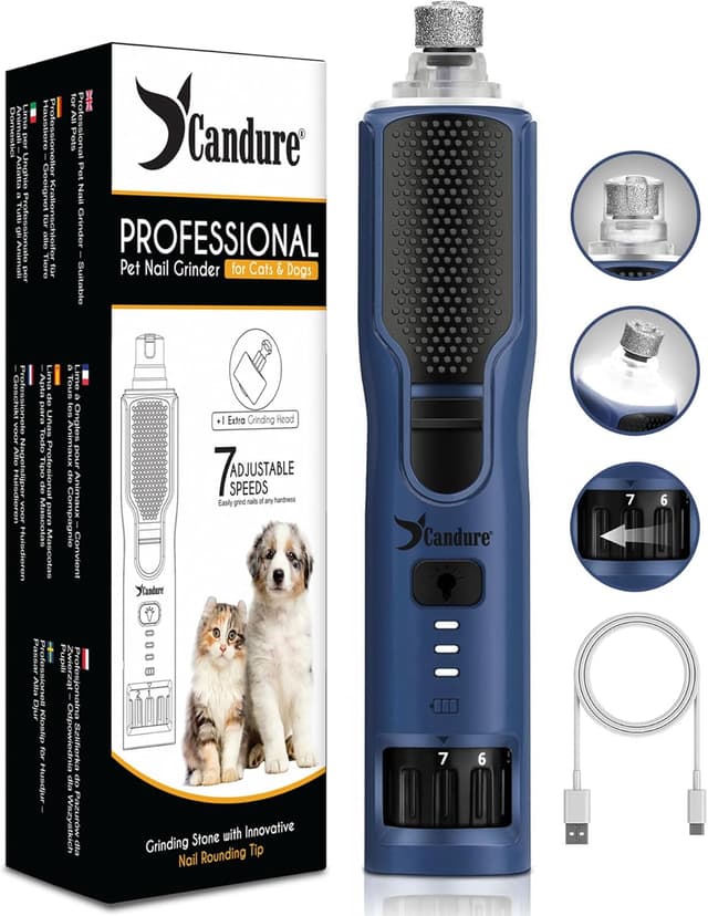 Detalle de Candure dog nail grinder 7-speed
