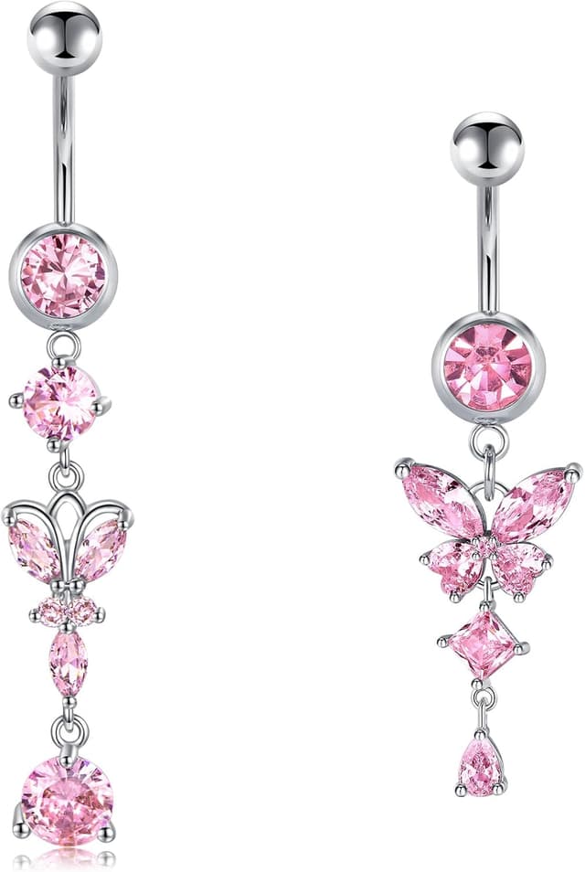 Thumbnail 3 de Longita 10mm Dangly Belly Button Bars