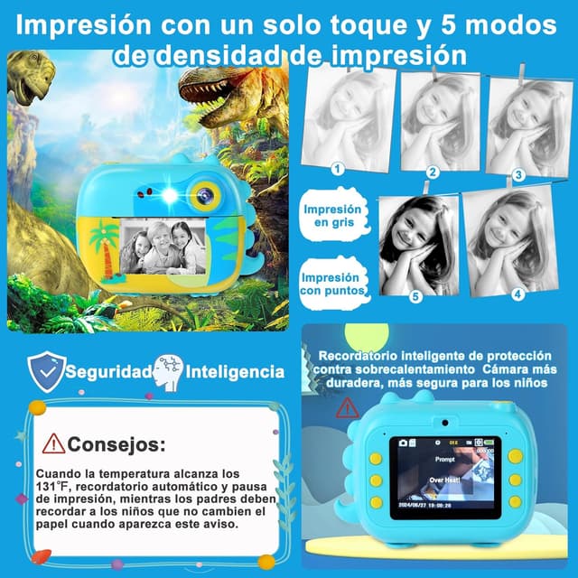 Thumbnail 5 de ARNSSIEN M3 cámara instantánea infantil 32 GB