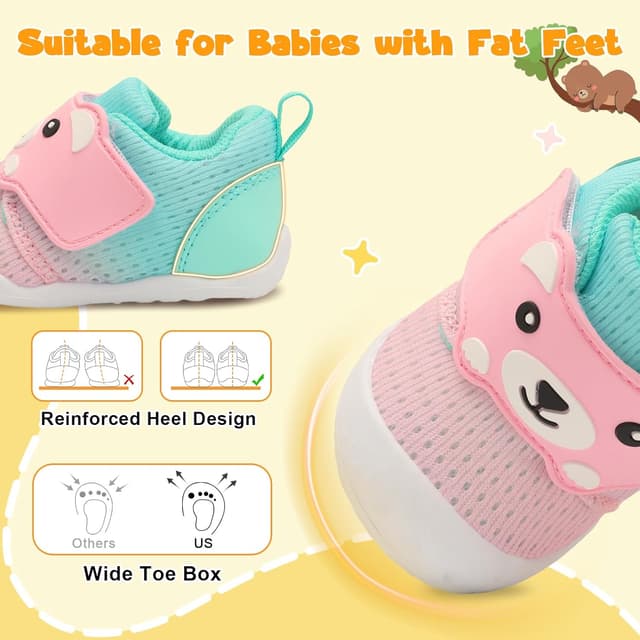 Thumbnail 2 de JOINFREE Baby Walking Wide Shoes 1st walkers
