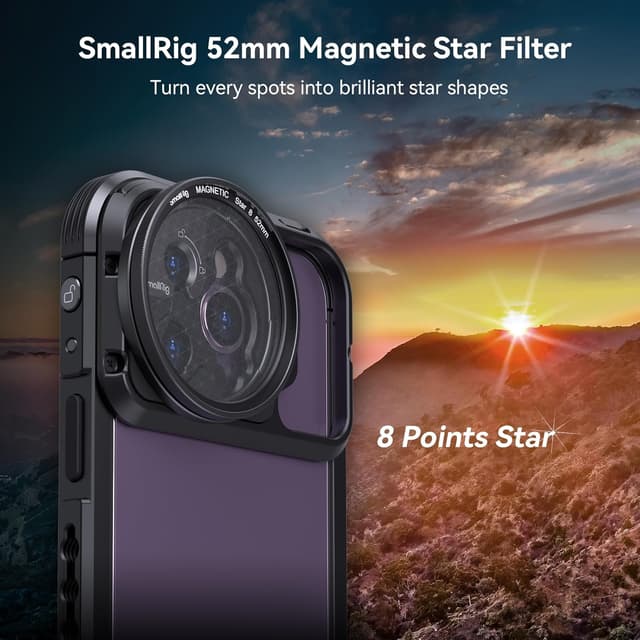 Thumbnail 4 de SMALLRIG 52mm Star Filter 8‑Punkt
