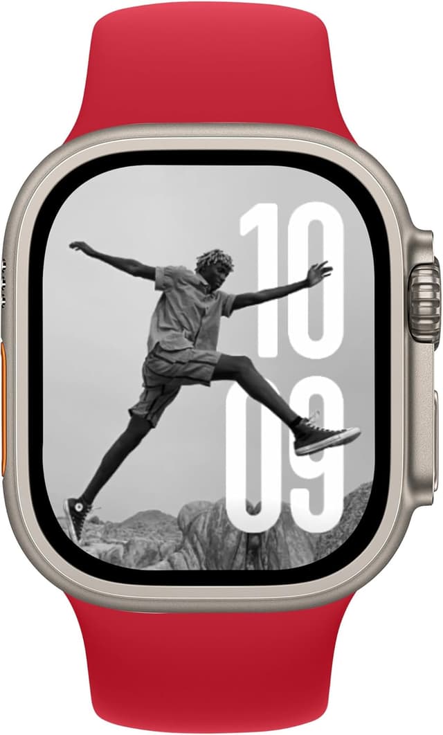 Detalle 2 de DONEGANI Sport Silicone Apple Watch Strap (Ultra 2 49mm & Series 10/9/8/7/6/5/4/3/2/1 sizes)