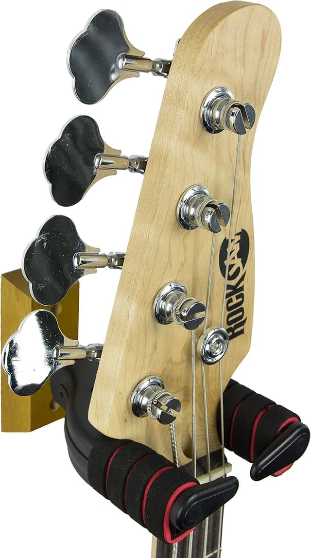 Thumbnail 4 de RockJam Colgador pared para guitarra con brazos acolchados, paquete doble 🎸