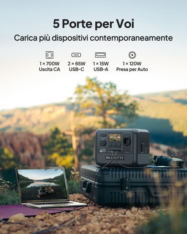 Thumbnail 2 de Bluetti AC50B Stazione elettrica portatile 448Wh ⚡
