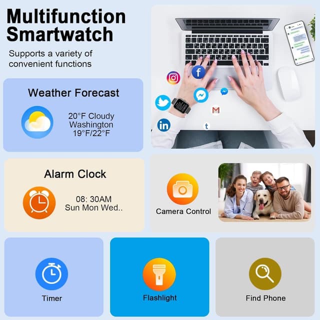 Thumbnail 5 de Smart Watch 1.96" HD Fitness Watch