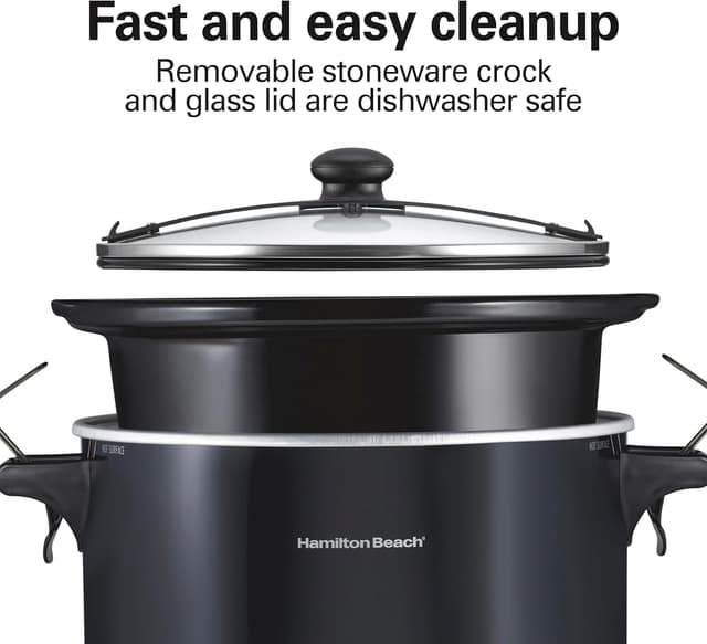 Thumbnail 6 de Hamilton Beach 10 Quart Slow Cooker with Lid Lock 🥘