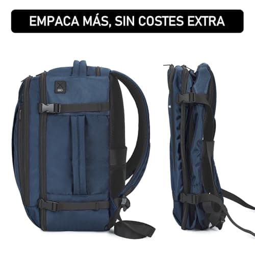 Thumbnail 7 de ECOHUB Mochila de cabina para Ryanair de 40x20x25 cm (20L) con 13 compartimentos y tejido PET reciclado