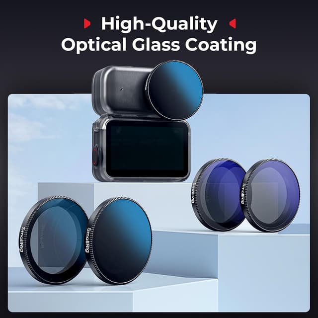 Detalle 2 de SmallRig Kit filtri nano per DJI Osmo Nano: CPL e ND16/ND32/ND64