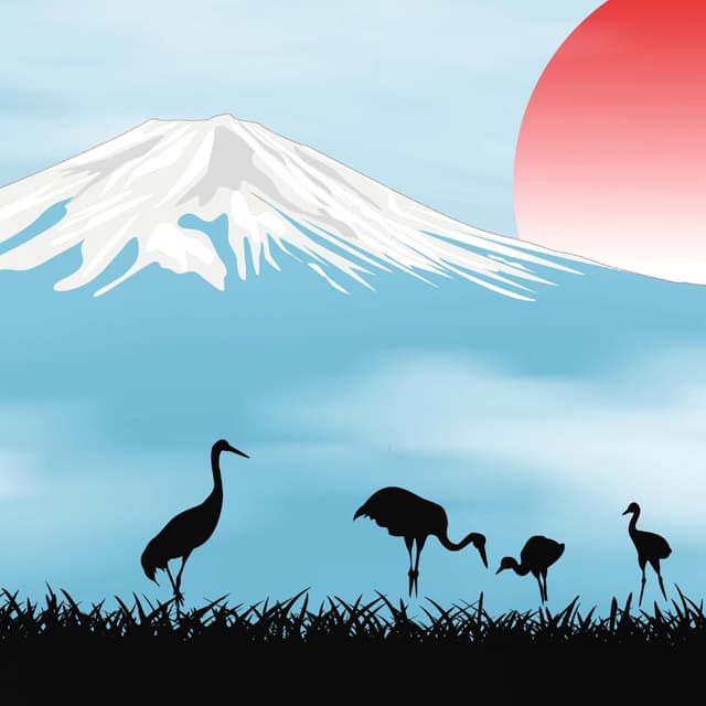 Detalle de Titanwolf XXL Speed Gaming-Mauspad „Japan Sunset“ (900 x 400 mm, 3 mm)