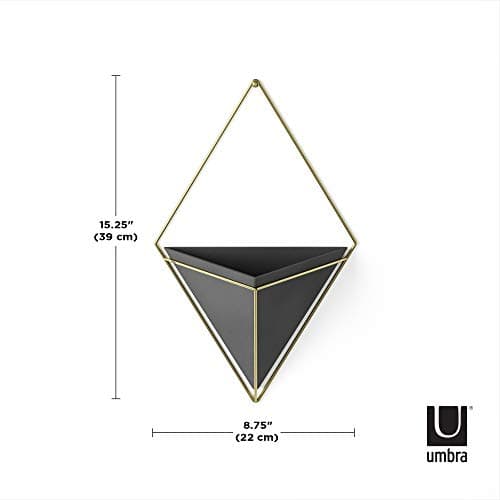 Thumbnail 2 de Umbra Trigg soporte decorativo de pared, negro/dorado 🏠