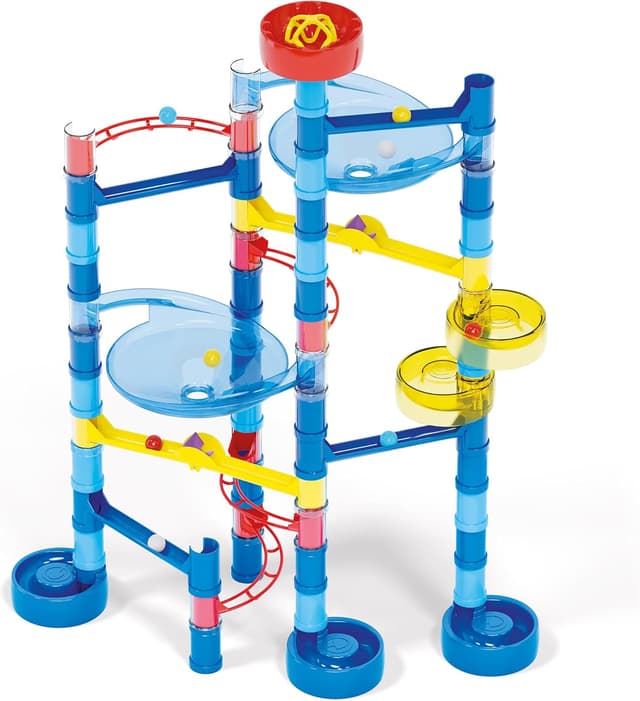 Detalle de Quercetti Migoga Ocean – pista per biglie con imbuti, curve e colonne (5-12 anni)