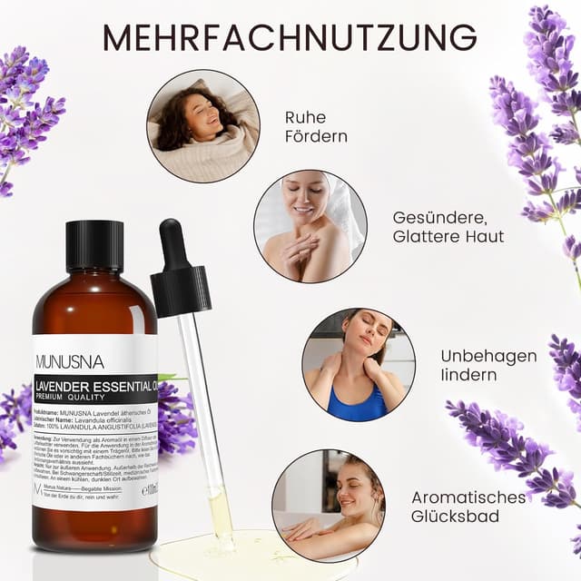 Thumbnail 2 de MUNUSNA Lavendelöl 100ML für Entspannung
