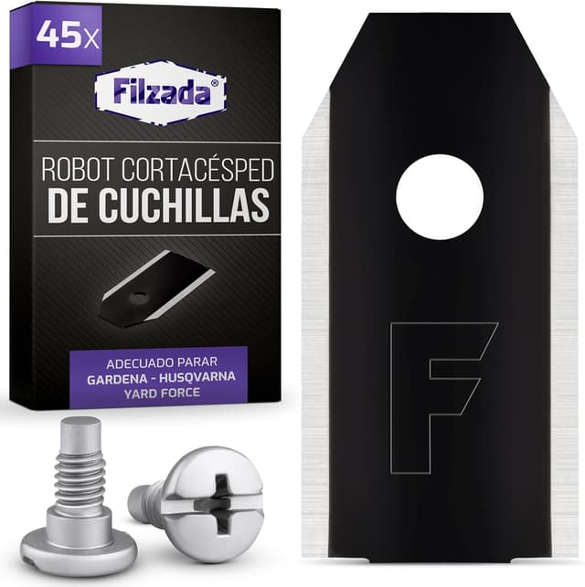 Imagen de Filzada 45x Cuchillas de Titanio 0,75 mm para Husqvarna en OfertitasTOP