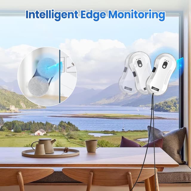 Detalle de SWBSLL Robot Lavavetri con 5600Pa, ultra-sottile 7,5 cm, nebulizzatore e telecomando