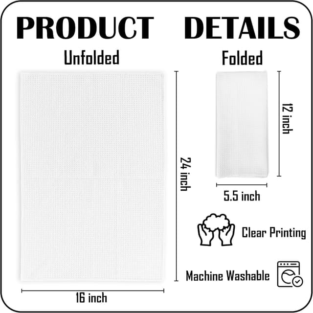 Thumbnail 6 de Yorhifa Poodle Gifts Kitchen Towels Set of 2