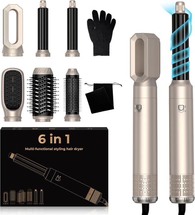 Detalle de UKLISS Airbrush Hairstyler 6 in 1 1000 W