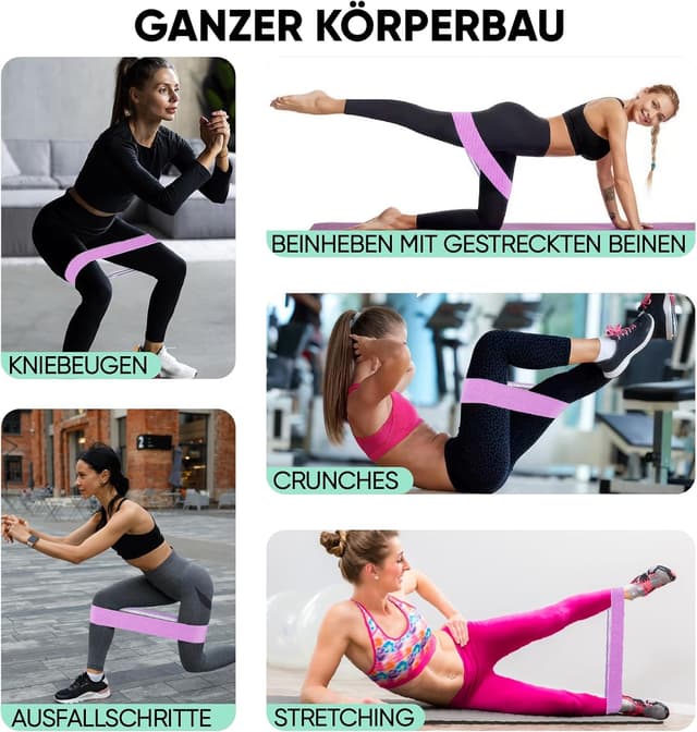 Detalle de Suright Widerstandsbänder Yogagürtel 3 Stufen