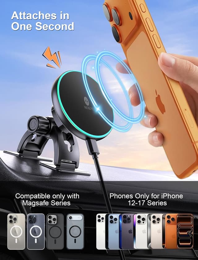 Thumbnail 1 de MOKPR MagSafe Autohalterung 15W Ladefunktion