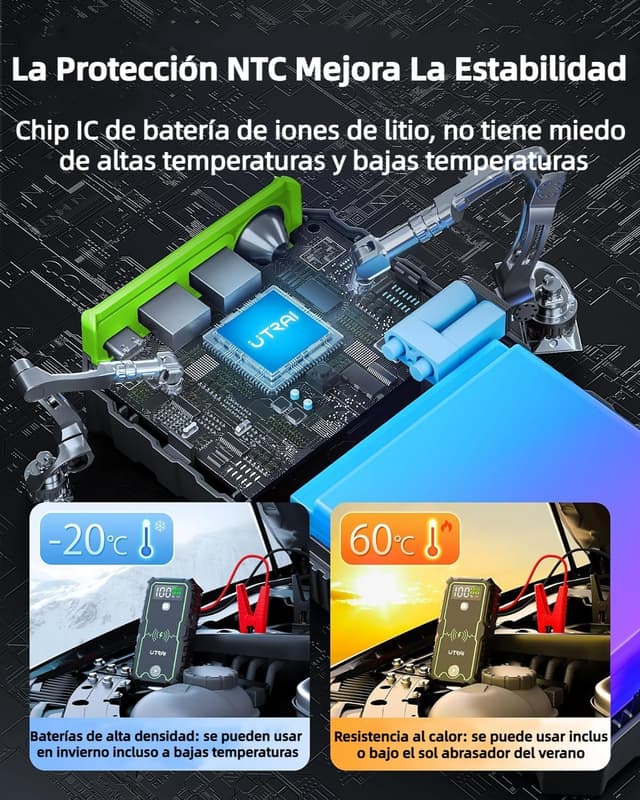 Thumbnail 4 de UTRAI 6000A 27000mAh Arrancador de baterías