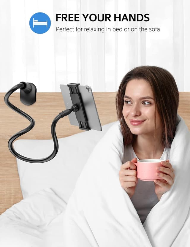 Thumbnail 5 de Rupoku Gooseneck Tablet Holder for 4–10.5" devices