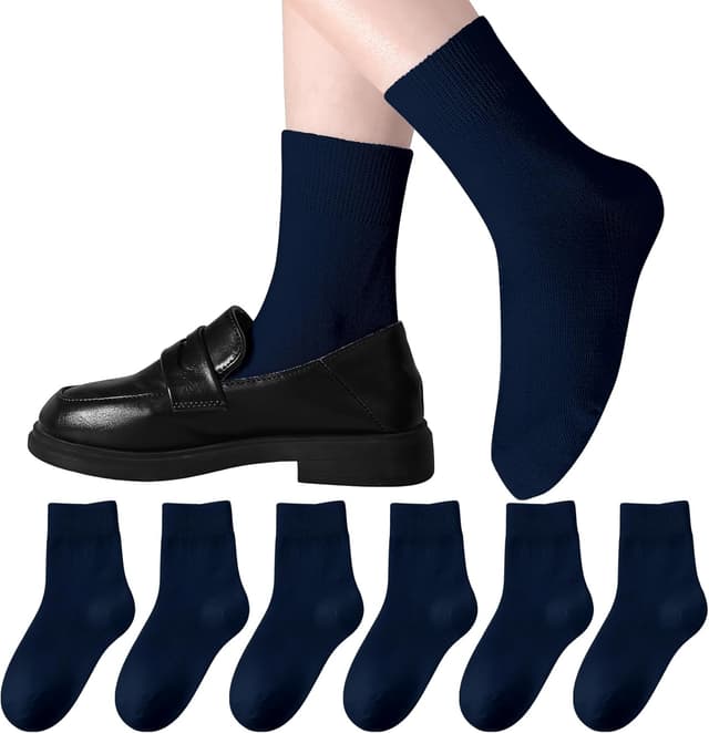 Imagen de Boys Crew Socks Seamless 6 Pairs en OfertitasTOP