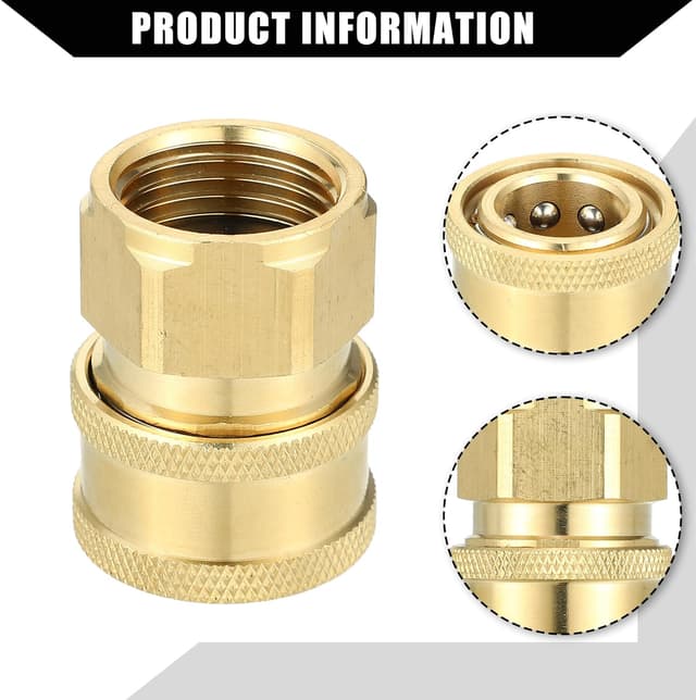 Thumbnail 5 de Hihaha Acoplador Lavadora Presión 🔧 Adaptador Universal 1/2"