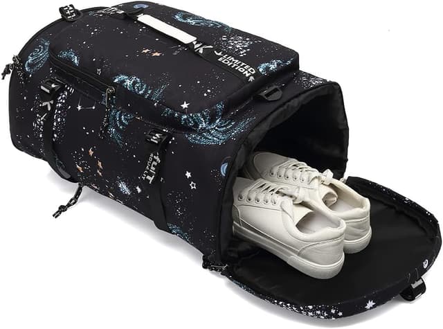 Thumbnail 6 de Kalesi Gym Duffle Bag Backpack 4-Wege wasserdicht mit Schuhfach – Reisetasche/Rucksack mit Laptop-Fach