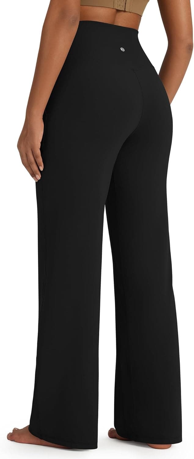 Detalle de G4Free BareFeel high-waist wide-leg yoga pants with pockets