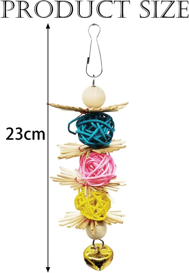 Thumbnail 2 de 2 Pcs Bird Toys for Parrots Shredding Toy Corn Cob